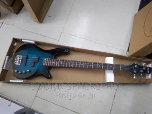 Blue Ibanez 4 String Passive Bass Guitar