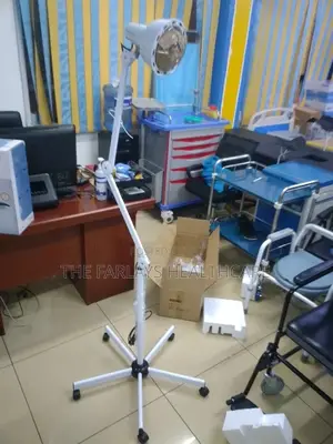 Infrared Therapy Lamp With Stand and Castors.