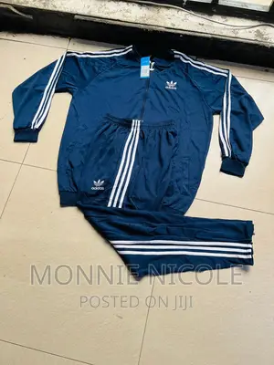 Navy Blue Adidas Men Tracksuit