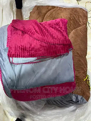 Maroon Velvet Duvet Set