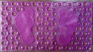 Rectangular Anti-Slip Bathroom Mats Medium Size-35cm by 64cm