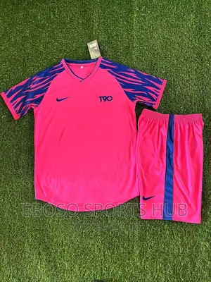 Yellow, Nike Football Uniform.