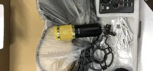 BM 800 Podcast Microphone With Rechargeable Sound Card Stand