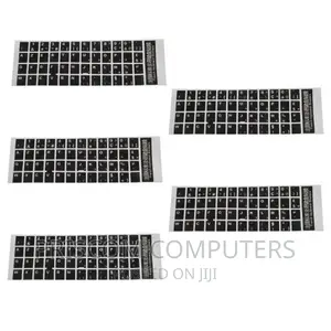 Laptop Keyboard Stickers - English