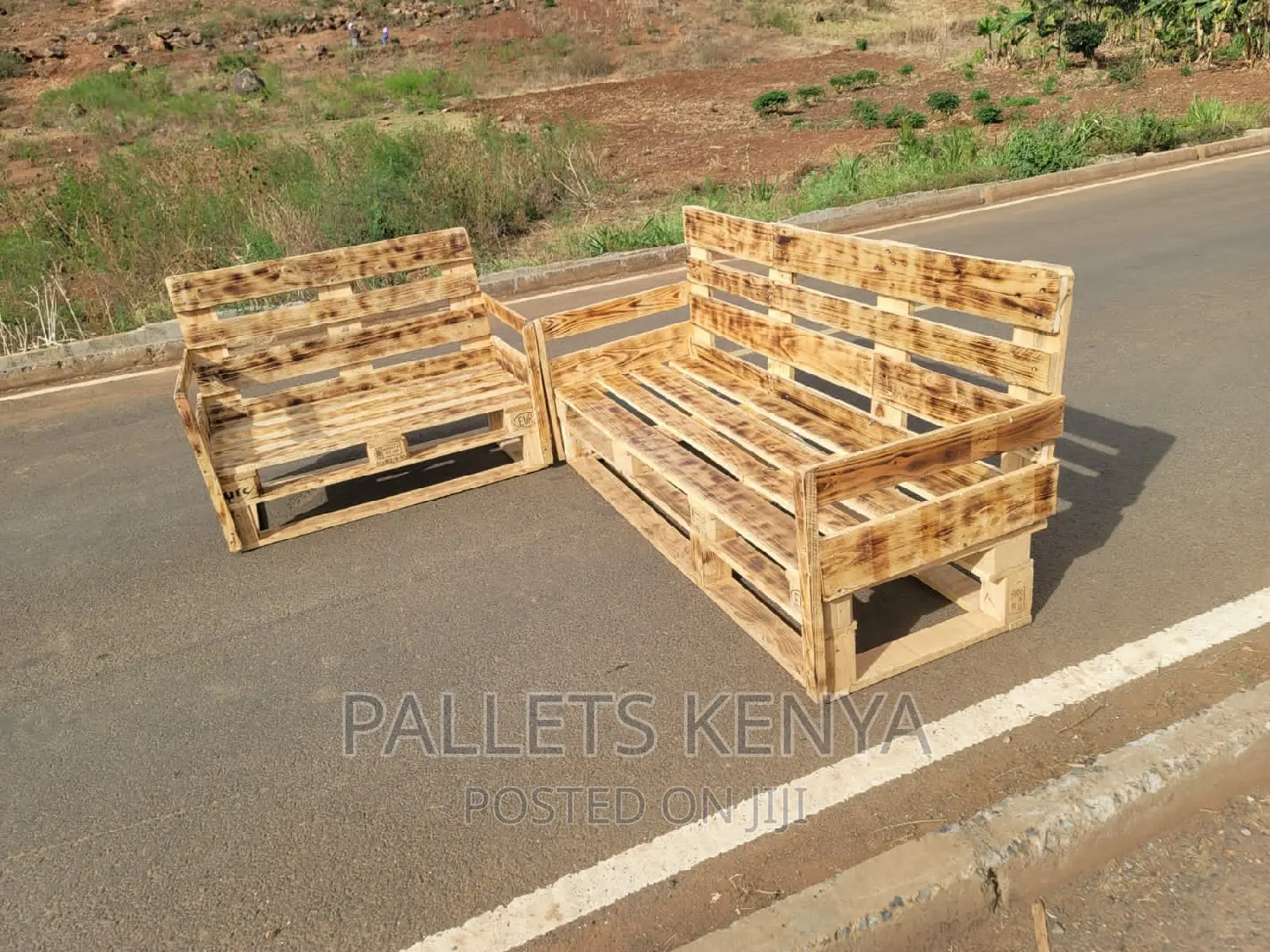 7 Seater Pallet Sofa. (#WT018,)