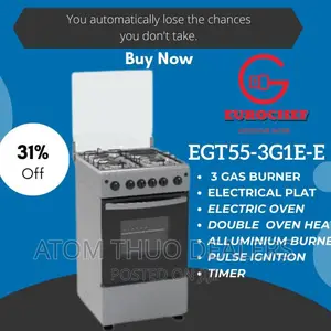 Eurochef 3+1 Standing Cooker With Electric Oven