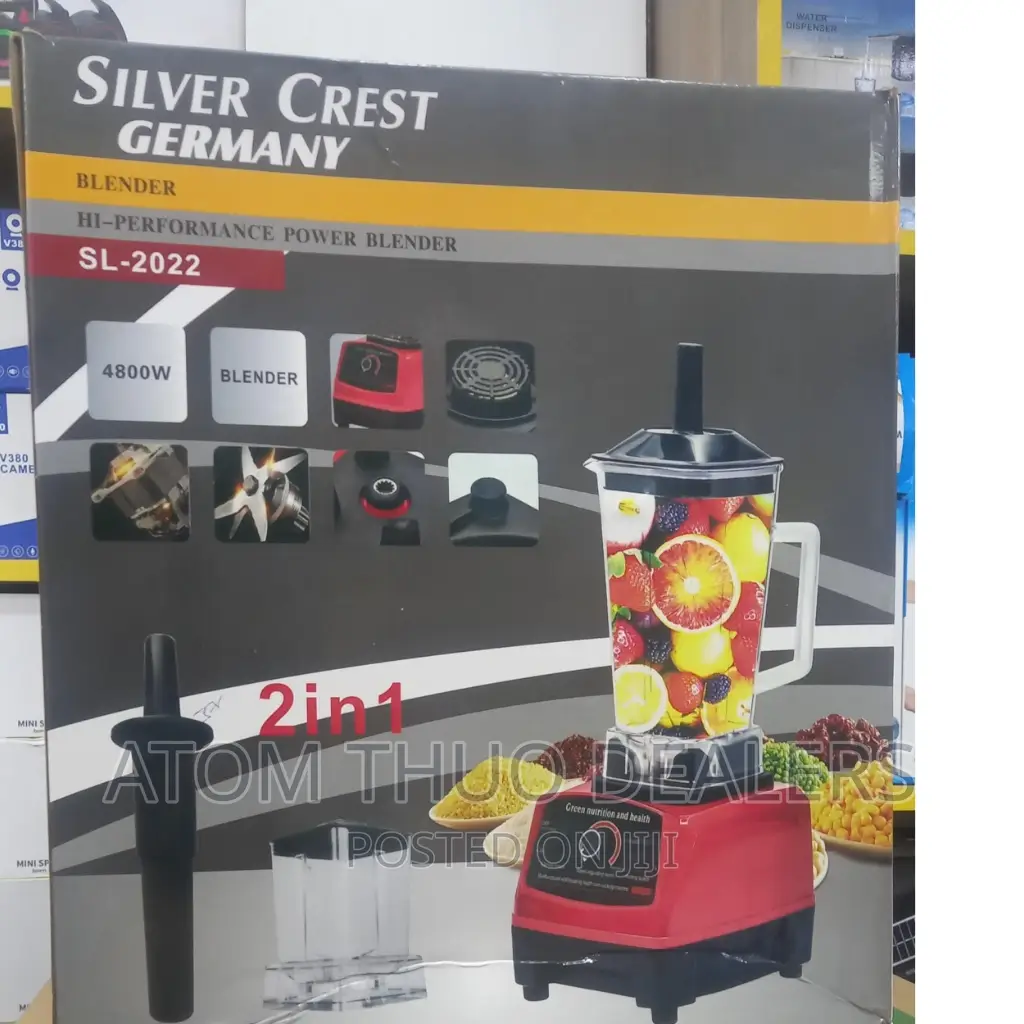 2 in 1 Silver Crest Blender 