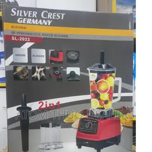 2 in 1 Silver Crest Blender 