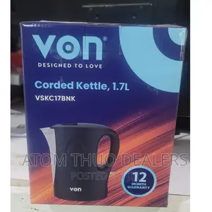 Von VSKC17BNK 1.7 Litres Corded Kettle