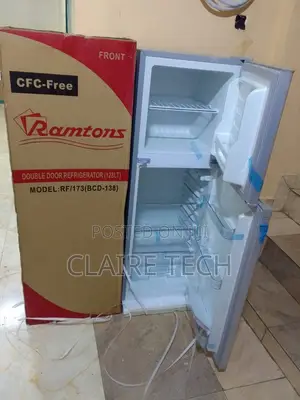 Fridge! Ramtons 128l Double Door Direct Cool Refrigerator