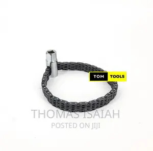 Flexible Pivoting Head Oil Filter Chain Wrench