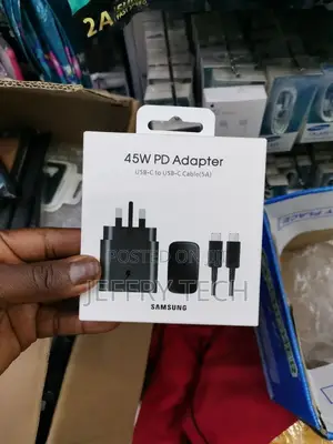 Home Charger Samsung Note20 EP-TA845 45W 3A USB-C Black MOQ:
