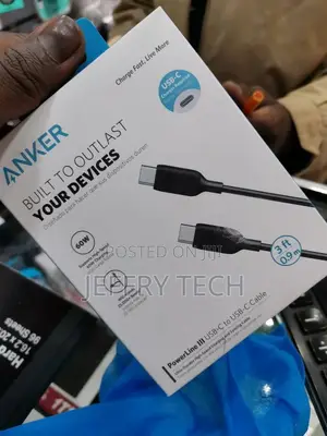 Anker 322 USB-C to USB-C 60W Cable (3ft) Nylon Braided – A81