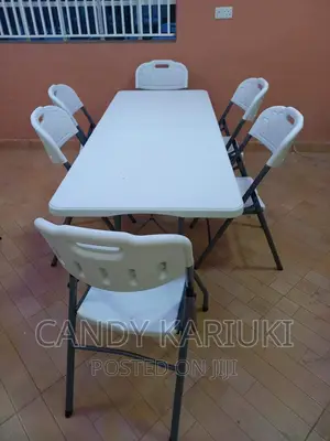6 Seater Events Foldable Outdoor Set