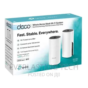Tp-Link Deco M4 AC1200 Whole Home Mesh Wi-Fi System (2 Pack)