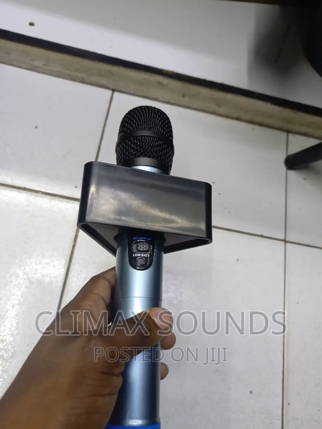 Black Microphone Flag Triangle