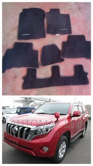 Original Ex-Japan Toyota Land Cruiser Prado J150 Floor Mats (Black)