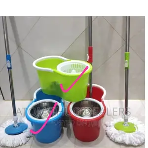 Metallic Spin Mop Available in Blue Green