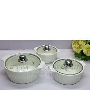 High Quality 3 in 1 Ceramic Soup Pots
