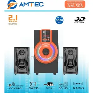 Amtec AM-508 2.1CH 3000W Sub Woofer Sound System