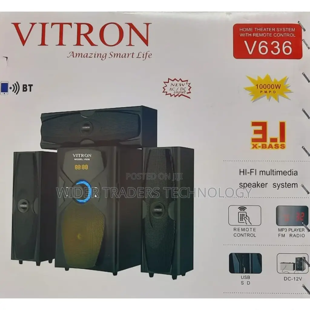Vitron V636 3.1CH Multimedia Bluetooth Speaker System