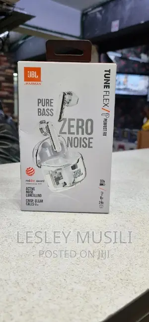 JBL Tune Flex Noise Cancelling Earbuds White