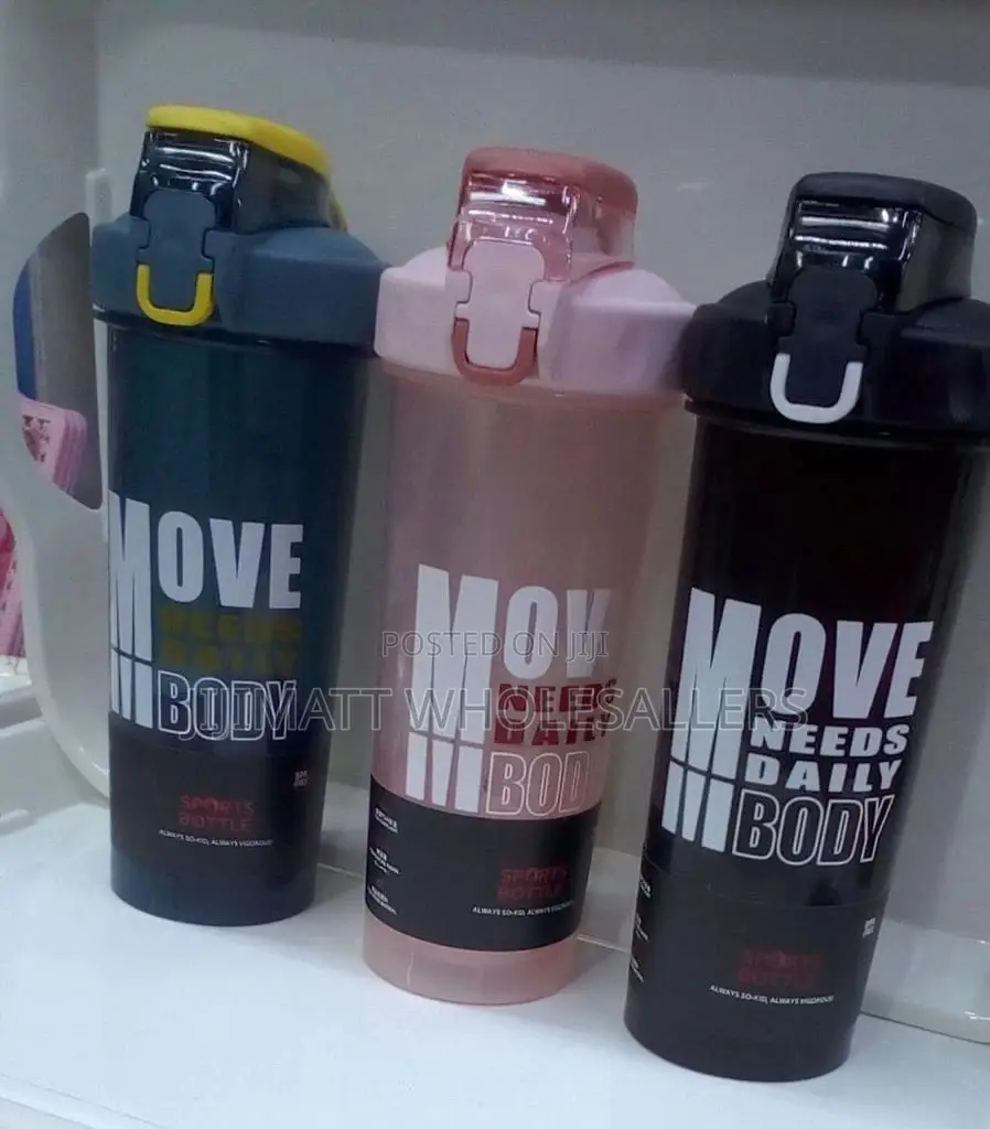 Cup Water Bottle With Straw 500ml Available