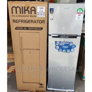 *Mika 168litres Double Door Fridge Available
