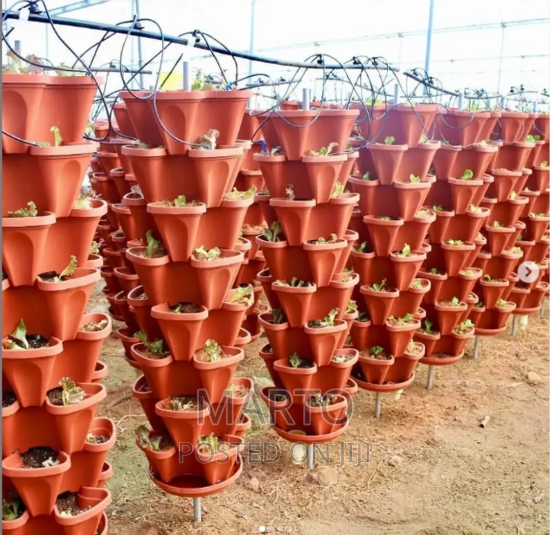 Vertical Stackable Planter Pots