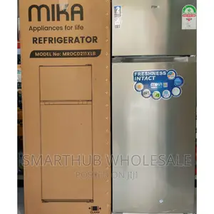 Mika 211litres Double Door Fridge*