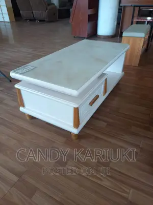 White Coffee Table With Drawers