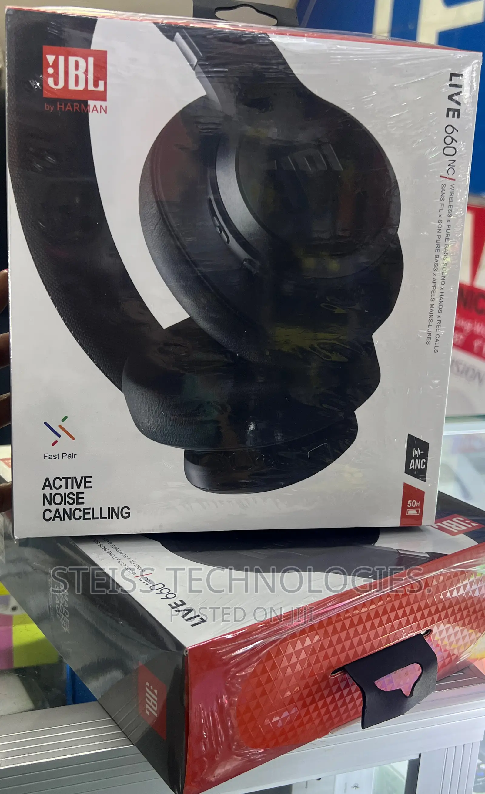 JBL Live 660 Wireless Headphones.