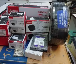 Eight 8 Channel Dahua DVR With 8 CCTV Cameras Full Kit
