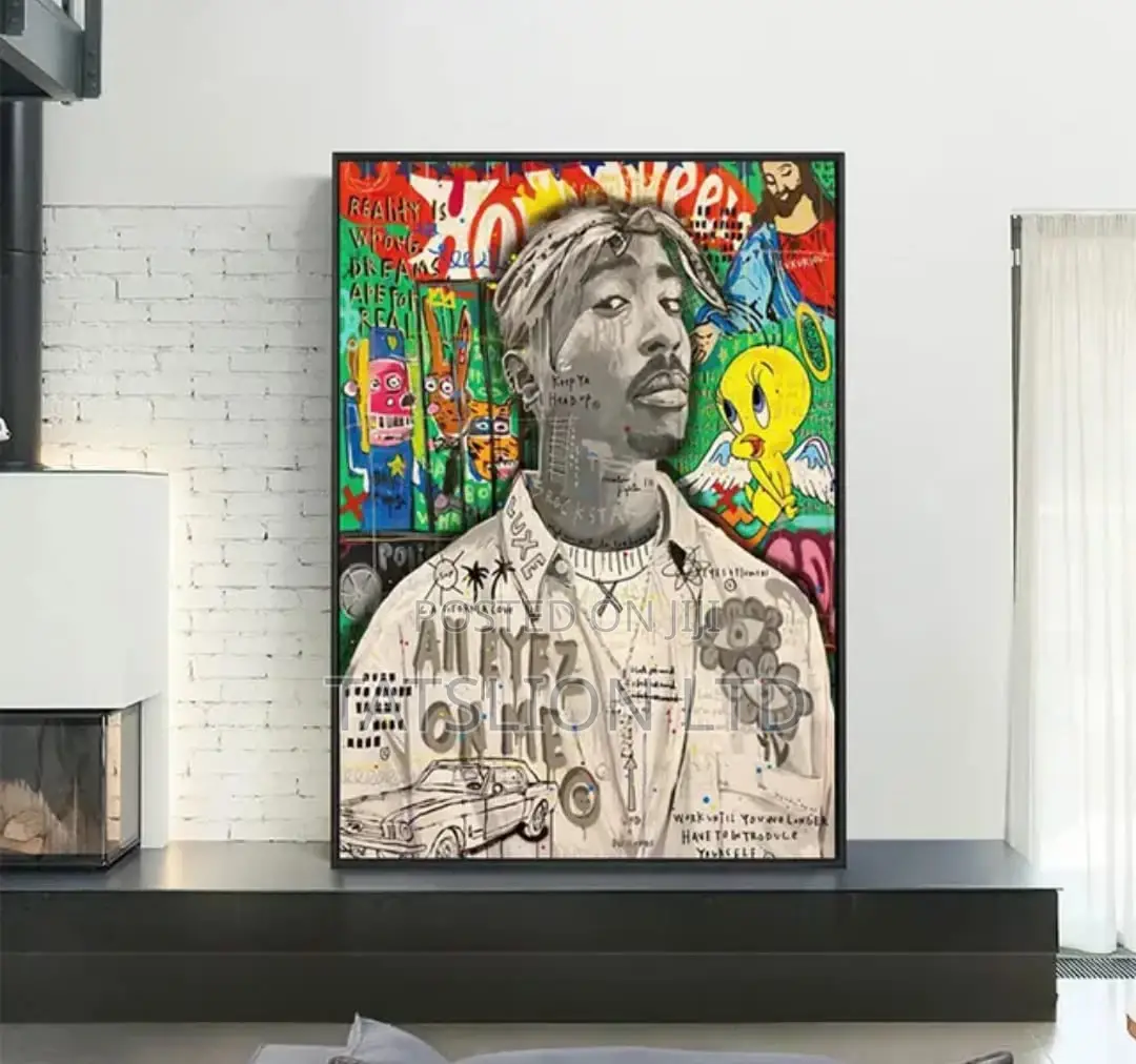 Tupac Canvas Wall Art A1
