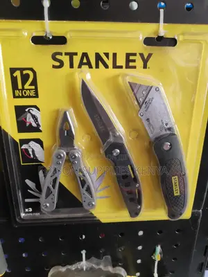 Stanley Utility Knife 3 Pack Multi-Tool Pliers and Knife Set
