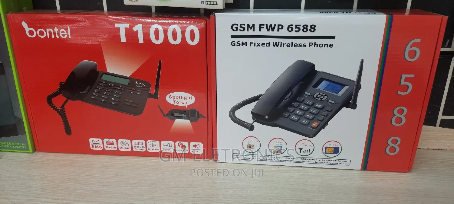 DUAL SIM Card GSM Fixed Wireless Phone.