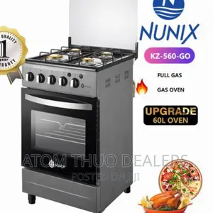 50*55 KZ-560-GO Nunix Cooker Full Gas/Gas Oven