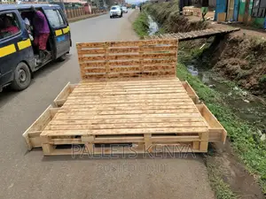 Pallet Bed- 6*6 With Two Drawers. (ES#01)