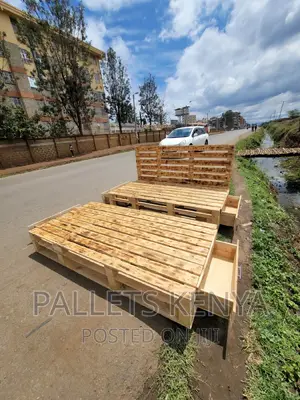 Pallet Bed- 6*6 With Drawers.(#014 )