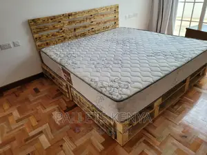 Pallet Bed- 6*6 Detachable With Drawers Pallet Bed. (#032)