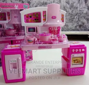 Kid Kitchen Play Set Pretending Play Role