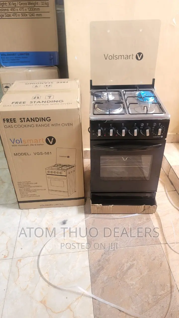Volsmart 3+1 Electric Oven Standing Cooker 