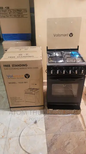 Volsmart 3+1 Electric Oven Standing Cooker ,., 