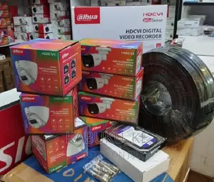 Dahua Full Color 4 HD CCTV Cameras Full Kit 4 Channel Combo