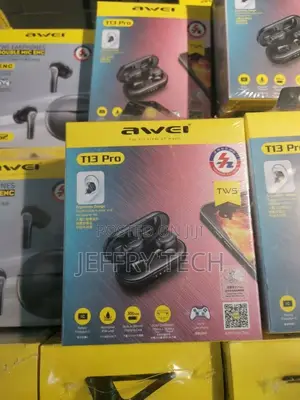 Awei T13 Pro Bluetooth 5.3 Earphone Wireless Bluetooth Heads