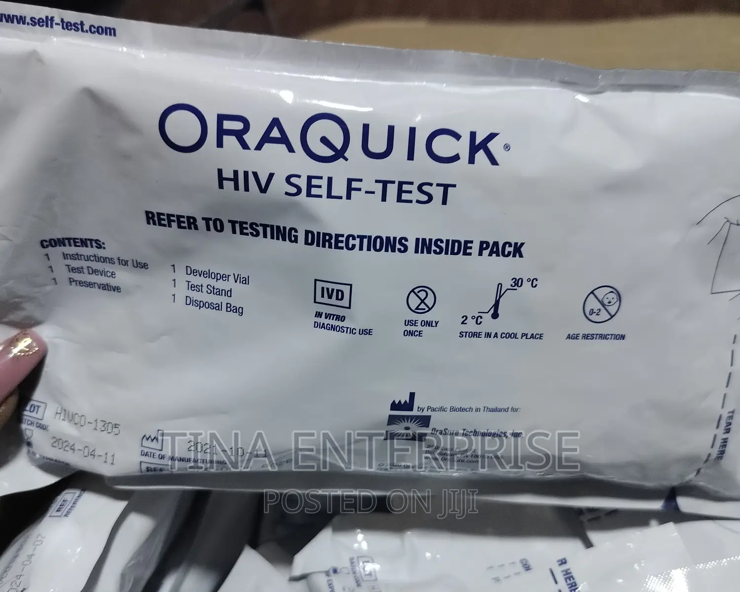 HIV Test Strips (Self) Oraquick