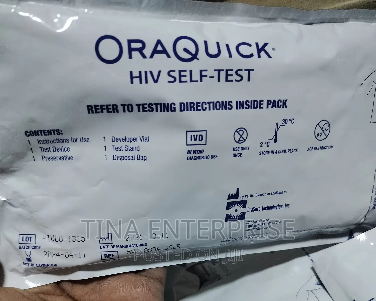 HIV Test Strips (Self) Oraquick