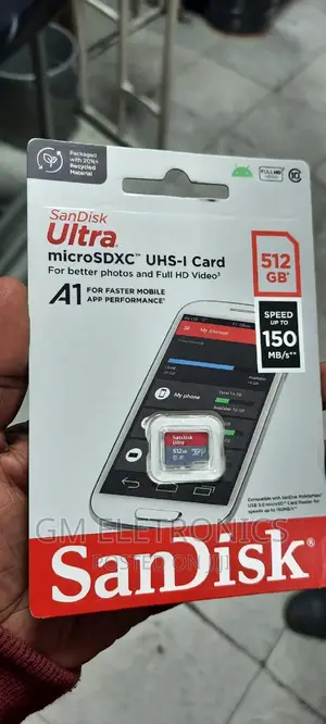 New 512gb Sandisk Memory Card .