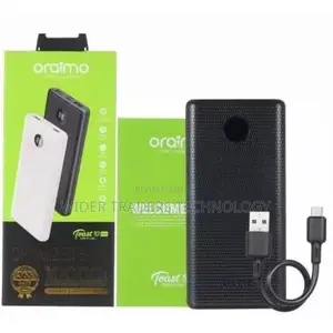 Oraimo Power Bank 10000mah OPB-P112D With LED Black/White
