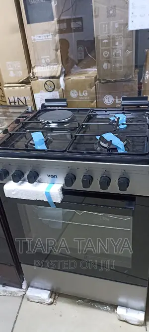 VON VAC6SV31UY 3 Gas + 1 Electric Cooker 60x60 SILVER